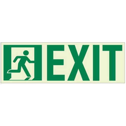 ROE3312 Door Mounted Luminous Exit Sign